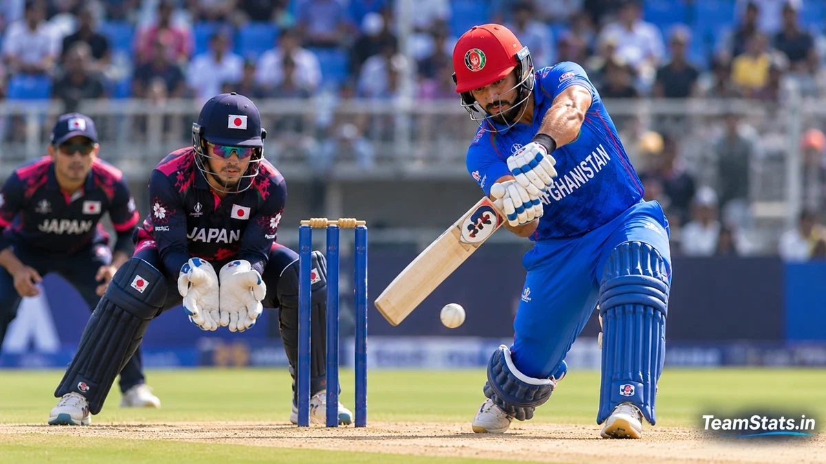 Afghanistan vs Japan Match Scorecard