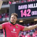 David Miller 142 vs Australia – Career-Best ODI Century David Miller celebrates career-best 142 vs Australia in the second ODI