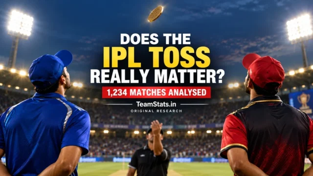 Does winning the toss matter in IPL – TeamStats analysis of 1,234 matches