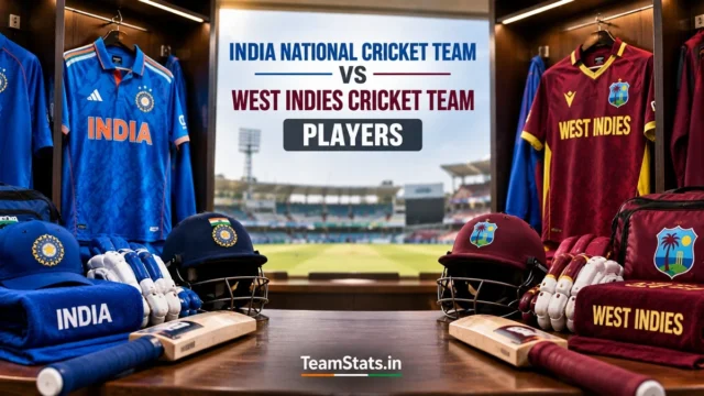 India National Cricket Team vs West Indies Cricket Team players