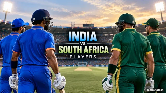 India National Cricket Team vs South Africa National Cricket Team players