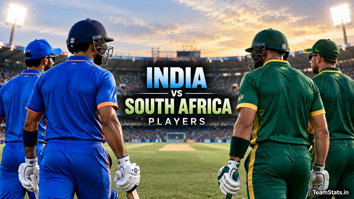 India National Cricket Team vs South Africa National Cricket Team players