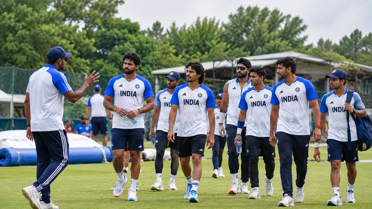 India cricket team training ahead of India vs Afghanistan Asian Games 2026 quarter-final