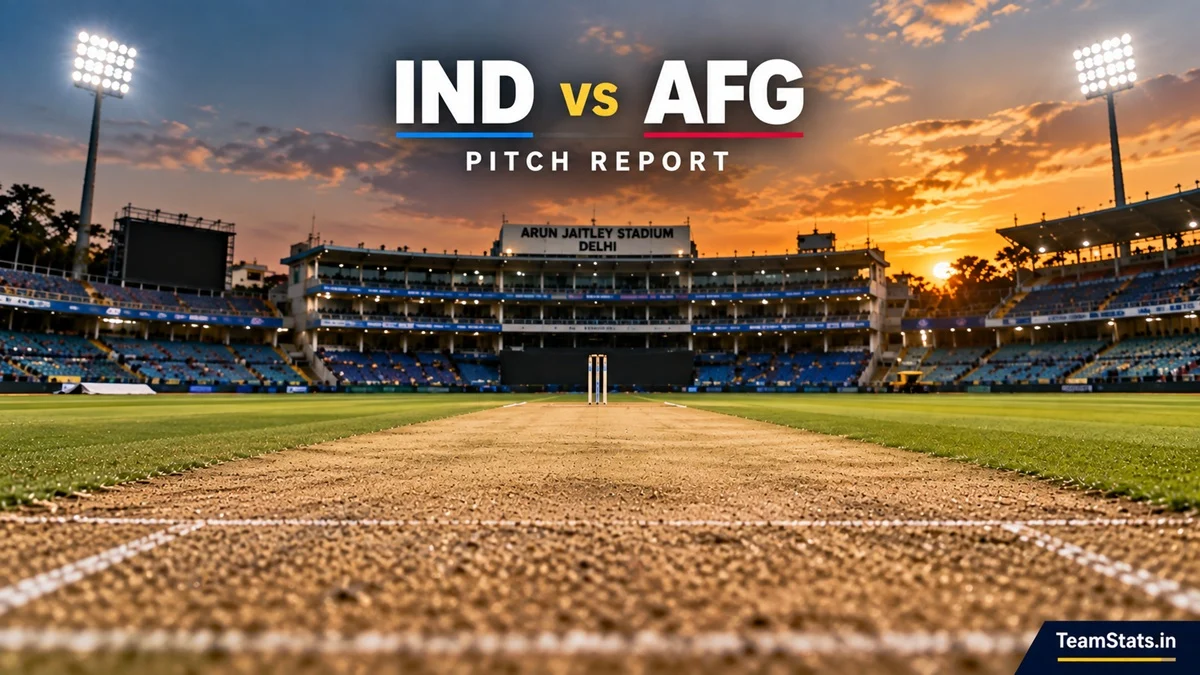 India vs Afghanistan pitch report for 2nd T20I at Arun Jaitley Stadium Delhi