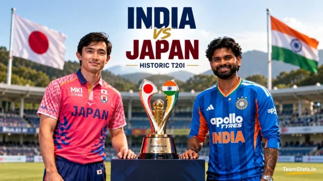 India vs Japan historic T20I 2026 ahead of the Suzuki Cup match in Japan
