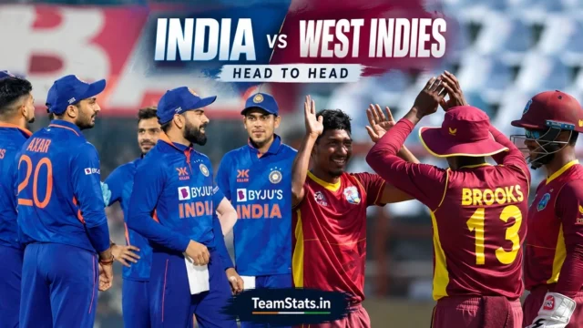 India vs West Indies Head to Head – Test, ODI & T20I Records