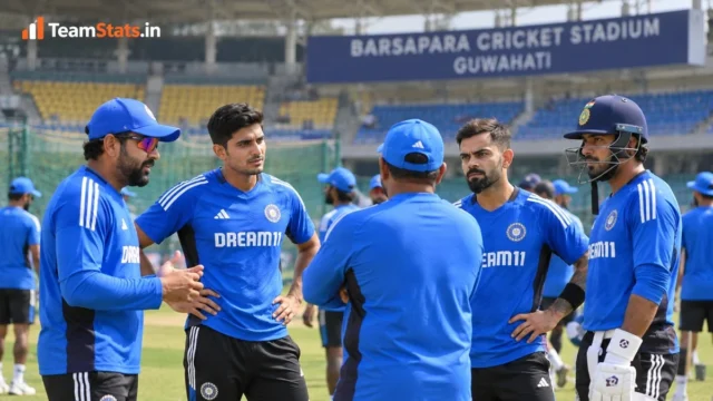 India vs West Indies Playing 11 today for 2nd ODI at Barsapara Cricket Stadium Guwahati