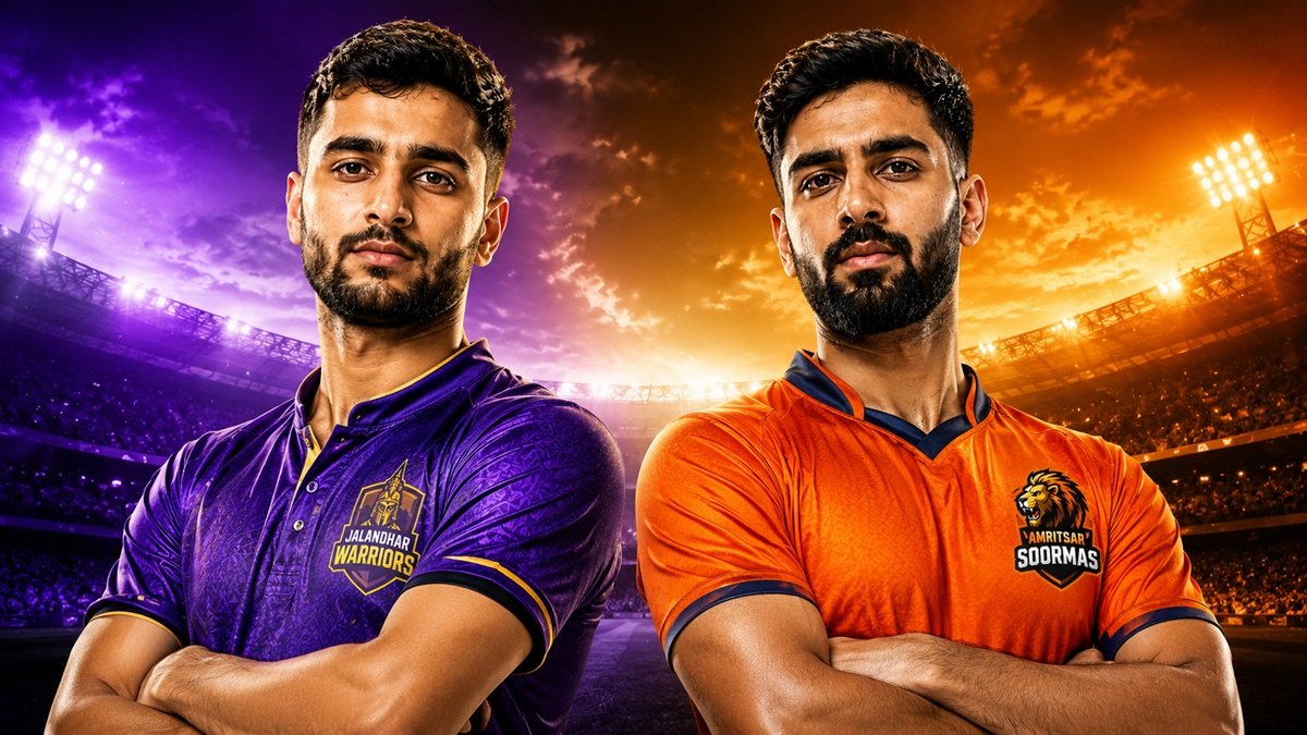 Jalandhar Warriors vs Amritsar Soormas in Sher-E-Punjab T20 Cricket League 2026