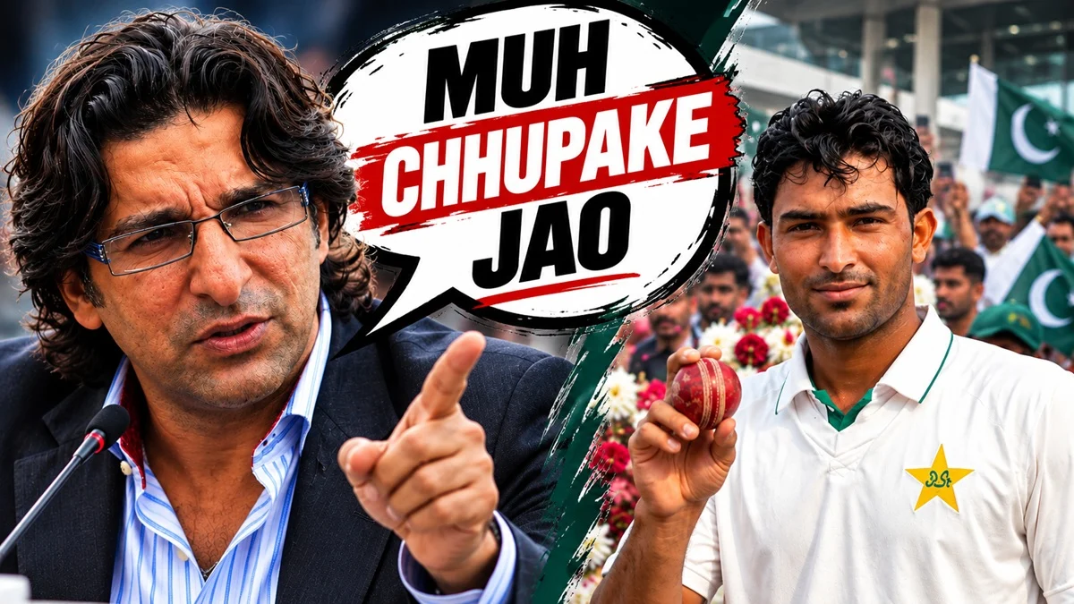 Wasim Akram ‘Muh Chhupake Jao’ Remark on Razaullah Welcome