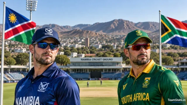 Namibia vs South Africa 2nd ODI live score 2026 at Namibia Cricket Ground in Windhoek