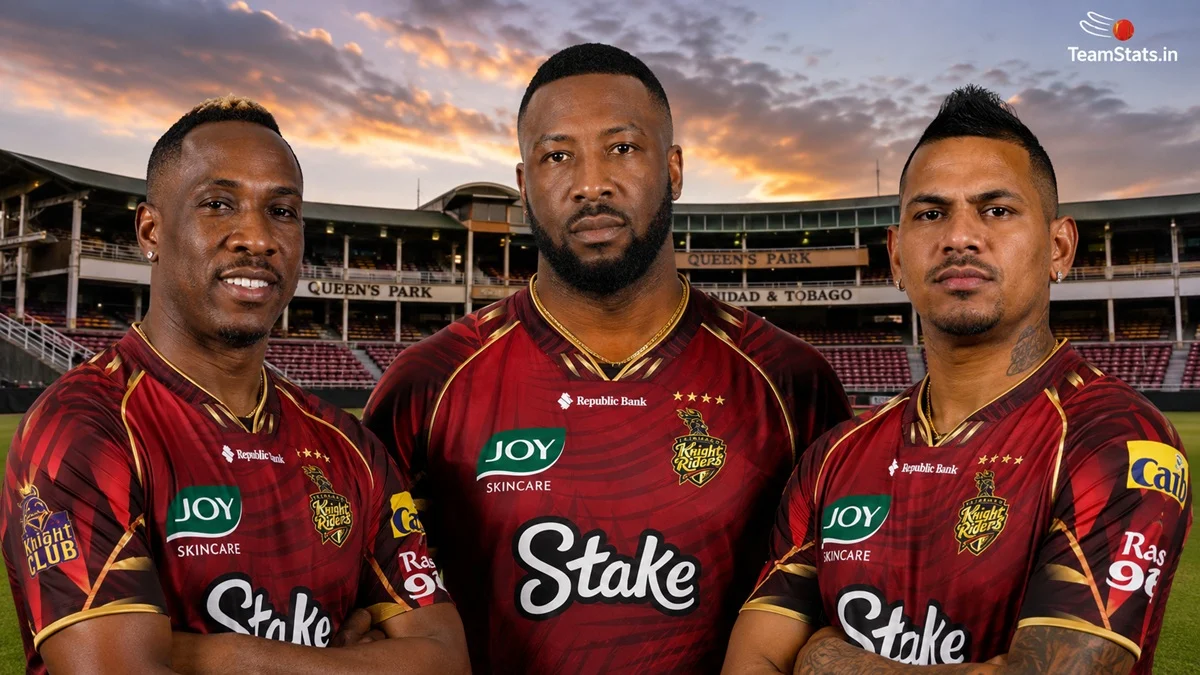 Dwayne Bravo, Kieron Pollard and Sunil Narine – Queen’s Park Oval