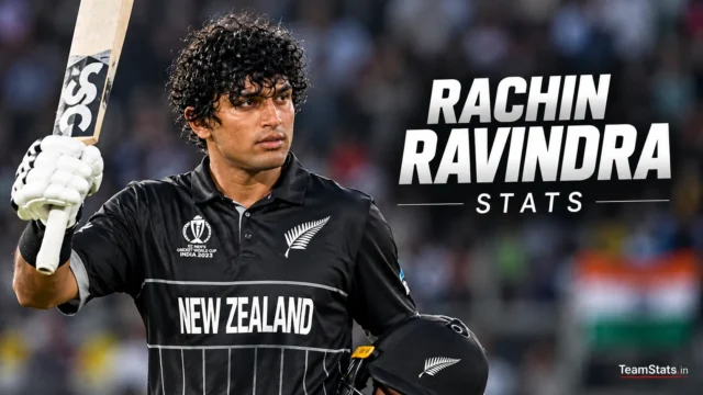 Rachin Ravindra stats including runs, centuries, wickets and cricket records