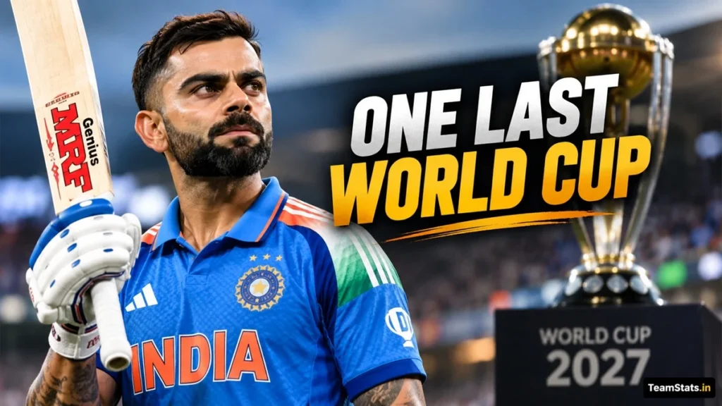 Virat Kohli retirement update as 2027 ODI World Cup will be his last World Cup for India