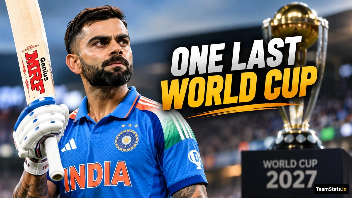 Virat Kohli retirement update as 2027 ODI World Cup will be his last World Cup for India
