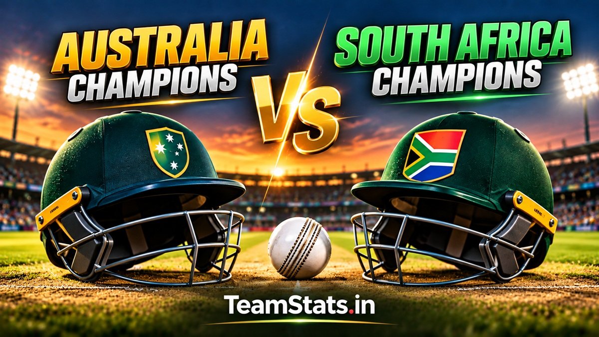 Australia Champions vs South Africa Champions Stats 2026