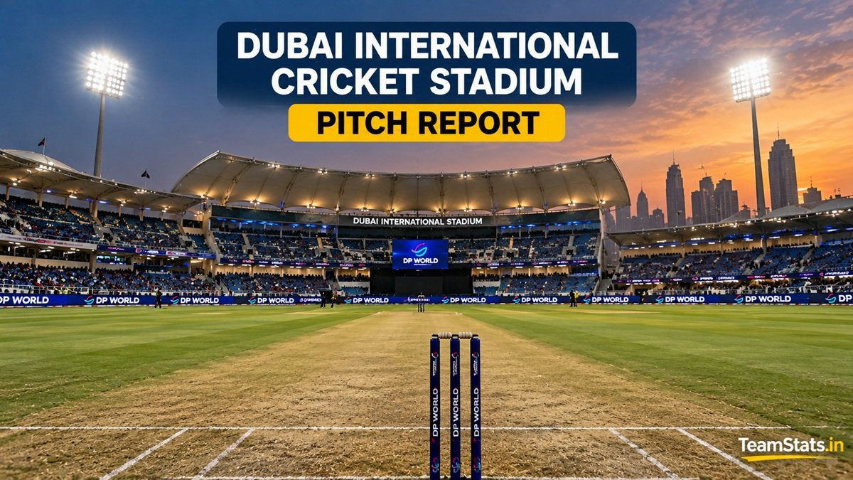 Dubai International Cricket Stadium Pitch Report today for T20 and WCL 2026 matches