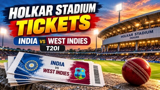 Holkar Stadium Tickets for India vs West Indies T20I
