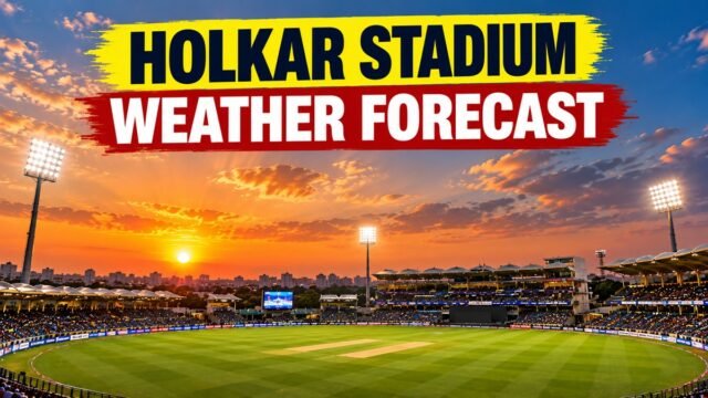 Holkar Stadium Weather forecast in Indore