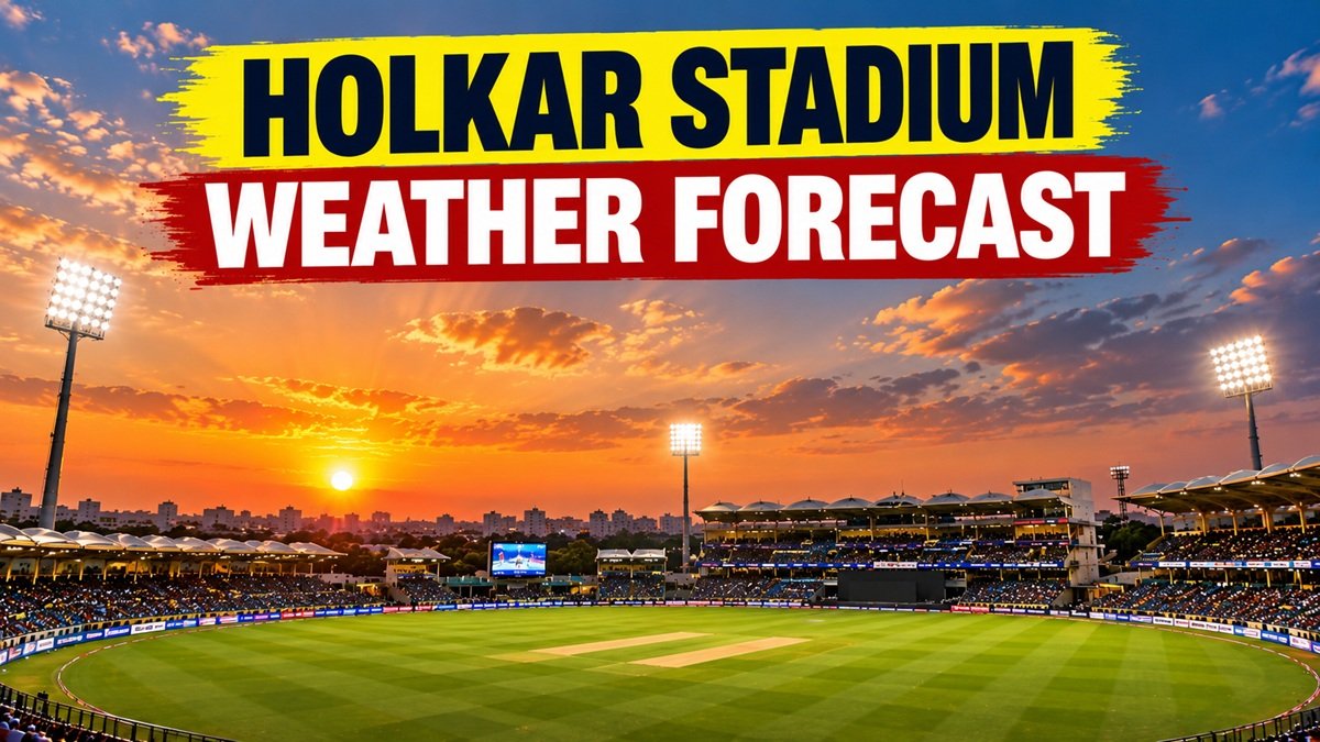Holkar Stadium Weather forecast in Indore