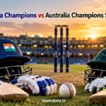 India Champions vs Australia Champions Stats 2026