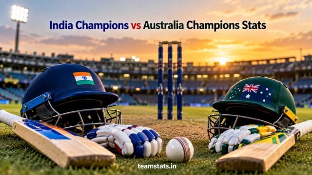 India Champions vs Australia Champions Stats 2026