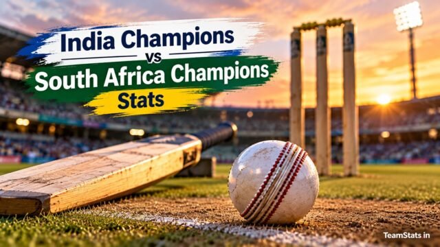 India Champions vs South Africa Champions stats and head-to-head cricket records