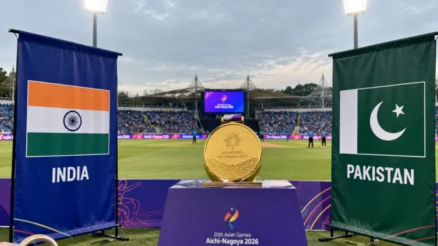 India vs Pakistan Asian Games 2026 Final gold medal match at cricket stadium