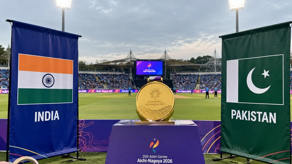 India vs Pakistan Asian Games 2026 Final gold medal match at cricket stadium