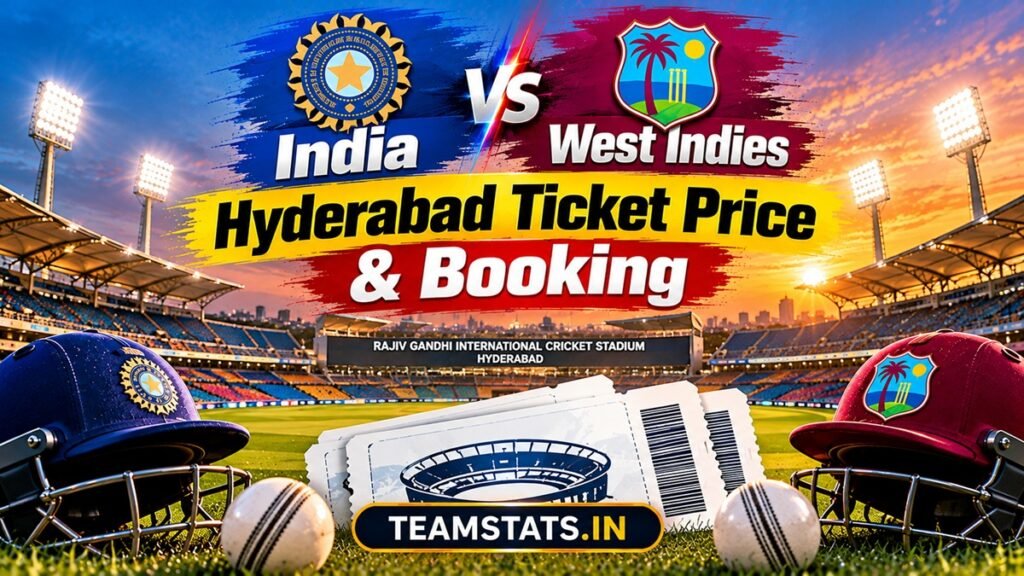 India vs West Indies Hyderabad Ticket Price & Booking for Rajiv Gandhi ...