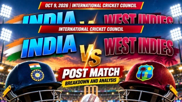India vs West Indies Post Match Breakdown and Analysis
