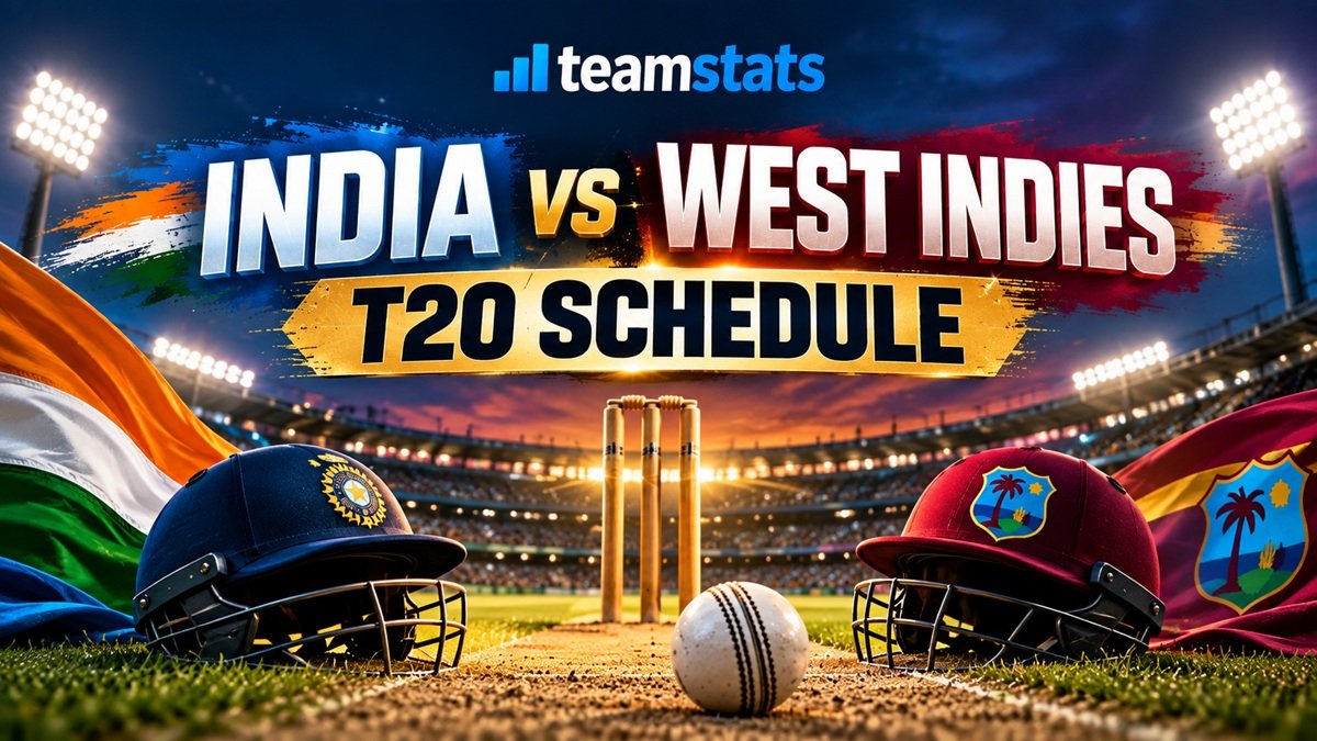 India vs West Indies T20 Schedule 2026