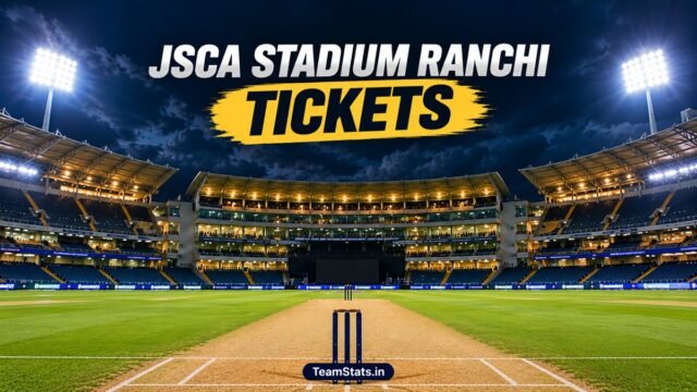 JSCA Stadium Ranchi Tickets for India vs West Indies 2nd T20I