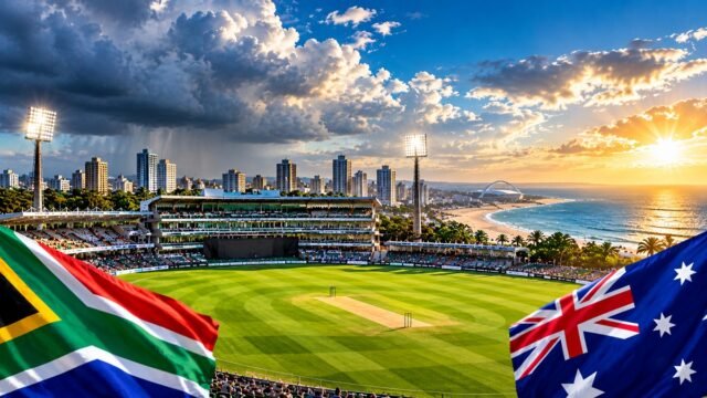 Kingsmead Stadium weather conditions in Durban during South Africa vs Australia Test