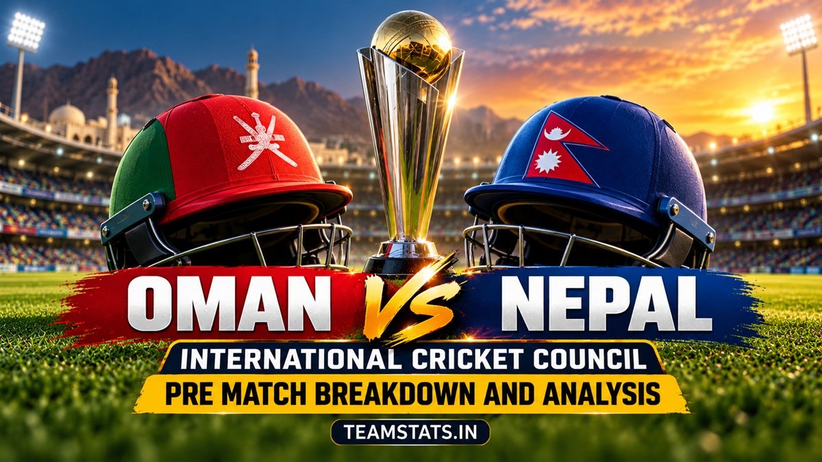 Oman vs Nepal (Oct 13, 2026) International Cricket Council Pre Match Breakdown and Analysis