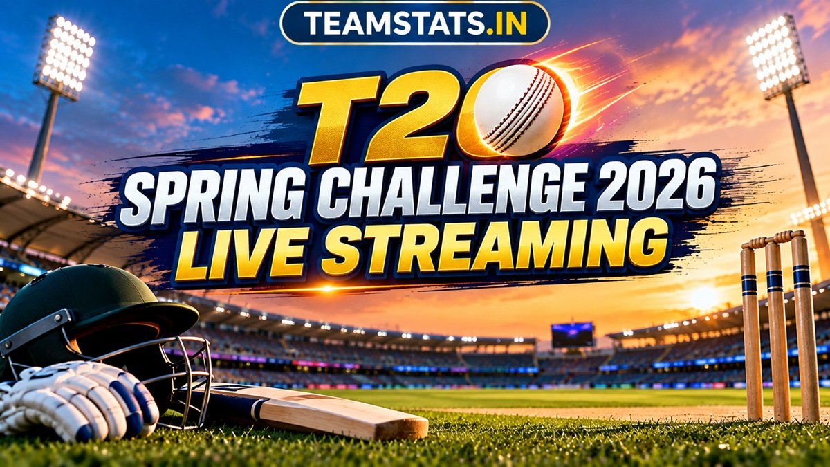 T20 Spring Challenge 2026 Live Streaming