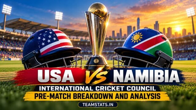 USA vs Namibia International Cricket Council Pre-Match Breakdown and Analysis