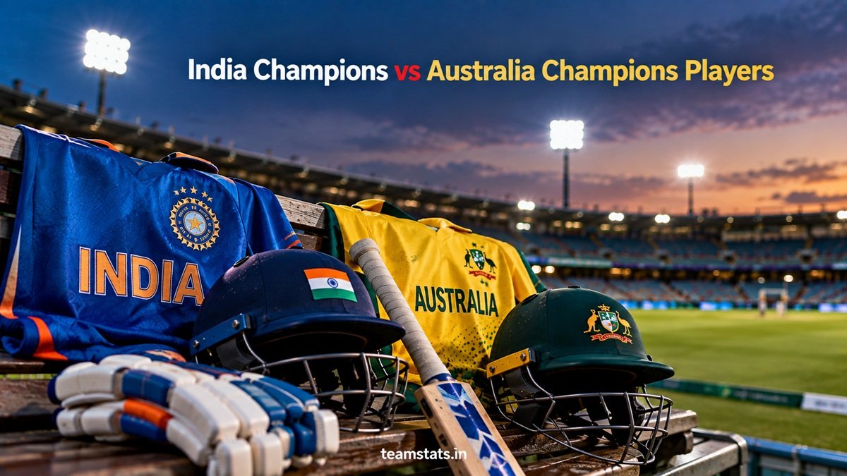 India Champions vs Australia Champions Players in WCL 2026